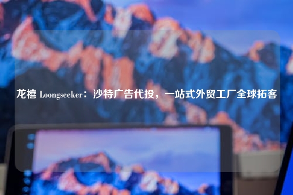 龙禧 Loongseeker:沙特广告代投,一站式外贸工厂全球拓客