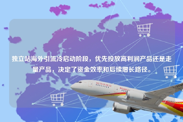 独立站海外引流冷启动阶段，优先投放高利润产品还是走量产品，决定了资金效率和后续增长路径。
